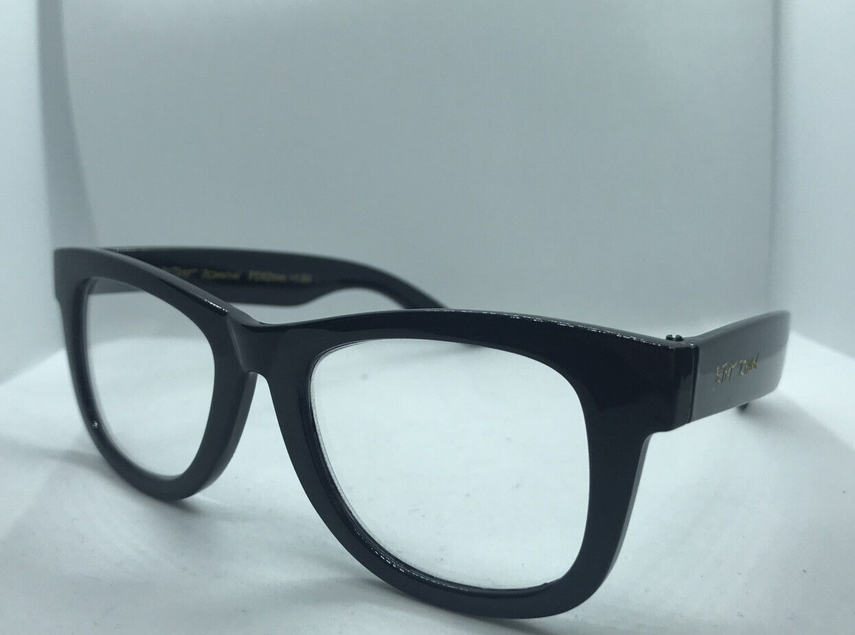 💖BETSEY JOHNSON💖+1.50 Reading Glasses Readers Glasses THICK BLACK