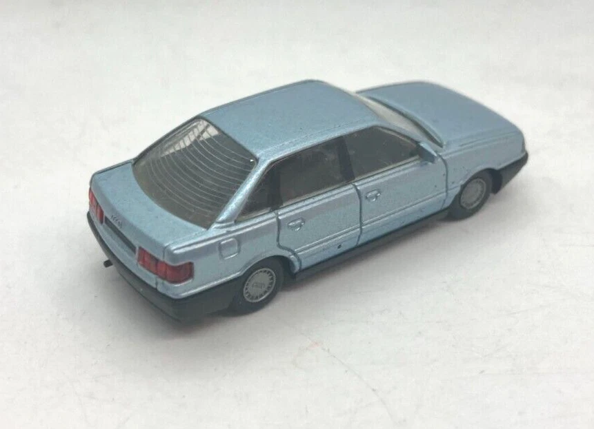 39814 RIETZE / GERMANY / AUDI 80 BLEU METAL HO 1/87 - Photo 2/3