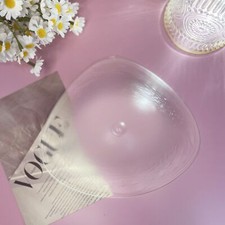Single Pcs Transparent Triangular Silicone Breast Pad,sports Swimsuit Breast Pad