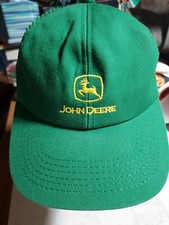 Vintage K-Products John Deere Snapback Hat Baseball Cap Green Youth Kids OSFA