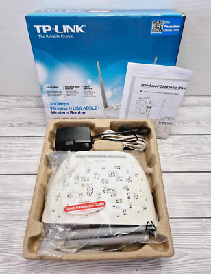 TP-Link 300mbps Wireless N Adsl2+ Modem Router Mod: TD-w896on