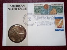 USA 1 Dollar Liberty 1 Oz Unze American Eagle stgl. Silber 1987 im Numisbrief
