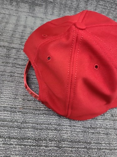 Cappello vintage Corpo dei Marines degli Stati Uniti rosso snapback grande patch stemma aquila bandiera USA - Foto 6 di 22