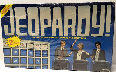 1986 JEOPARDY Board Game 2nd EDITION PRESSMAN STILL SEALED