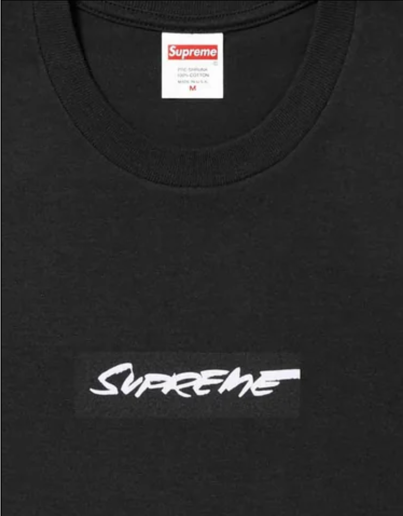 Supreme Futura Box Logo Tee SS24 Black T-Shirt Size Large Brand