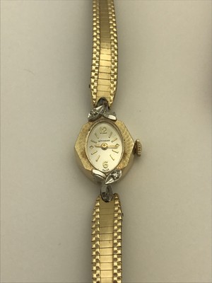Longines Wittnauer Ladies 14K Gold Case 