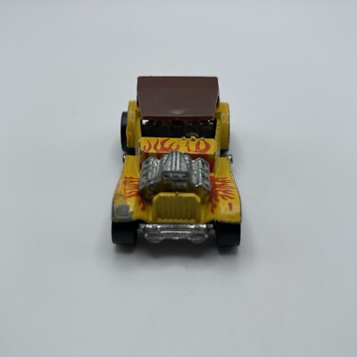 Vintage 1974 Hot Wheels Redline Sir Rodney Roadster Yellow w/Brown