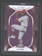2023 Panini Chronicles #38 Tink Hence Certified Mirror Purple /49