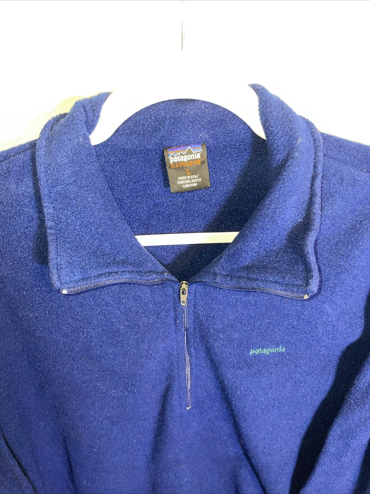 patagonia capilene light fleece hiking walking jacket