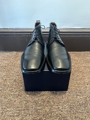 Black Platform Barney chukka boot Barney main image 4