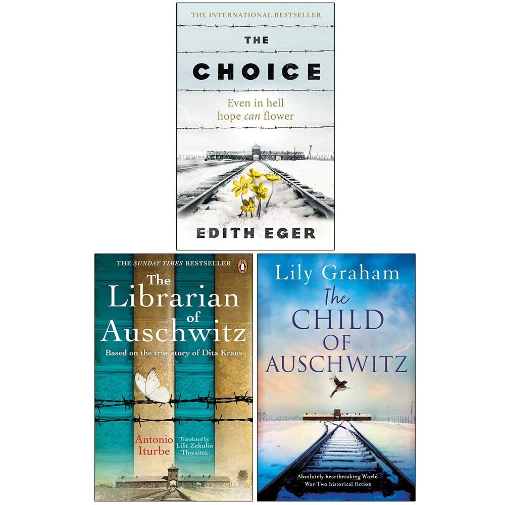Choice Edith Eger, Librarian of Auschwitz, Child of Auschwitz 3 Books Set NEW