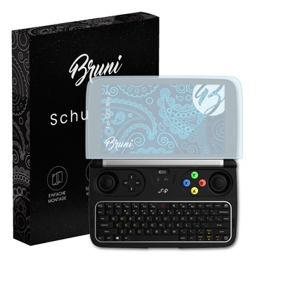 Bruni 2x Folie für GPD Win 2 Schutzfolie Displayschutzfolie