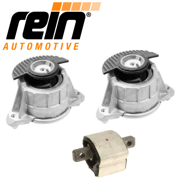 Engine Motor Mount + Transmission Mount 3pc Rein Mercedes C250 C300