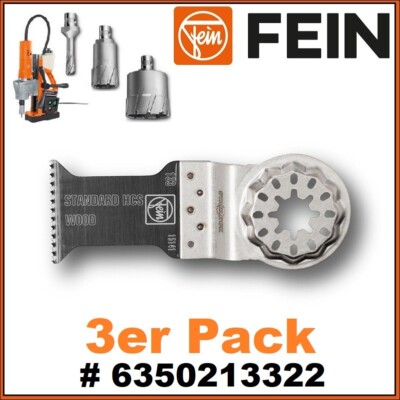 3 STÜCK FEIN Tauchsägeblatt Multimaster Multitool Starlock Gipskarton Holz etc.