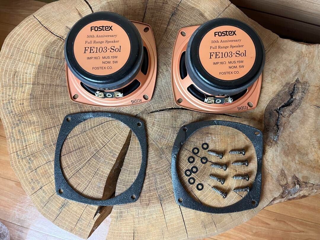 FOSTEX FE103-Sol 16Ω Full Range Speaker 2Piece Limited Mode FOSTEX FE103-Sol 16Ω Full Range Speaker 2Piece Limited Mode