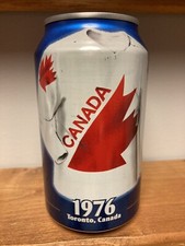 2004 CDN Pepsi Olympic Jersey Collector Can.  1976 Toronto. Empty 12oz.