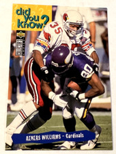 1995 Upper Deck Collector's Choice Did You Know? #46 Aeneas Williams Cardinals