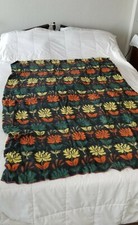 Reversable Colorful Flower Blanket