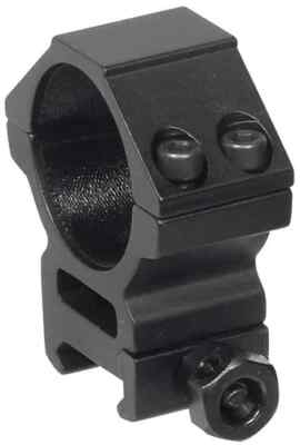 UTG Accushot 30mm Medium Profile Matte Black Picatinny Weaver Rings RGWM-30M4