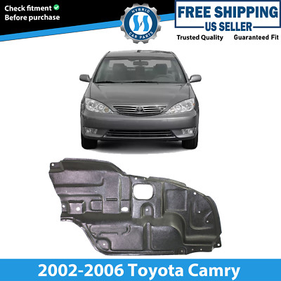 New Front Engine Splash Shield Driver Side For 2002-2006 Toyota Camry TO1228107