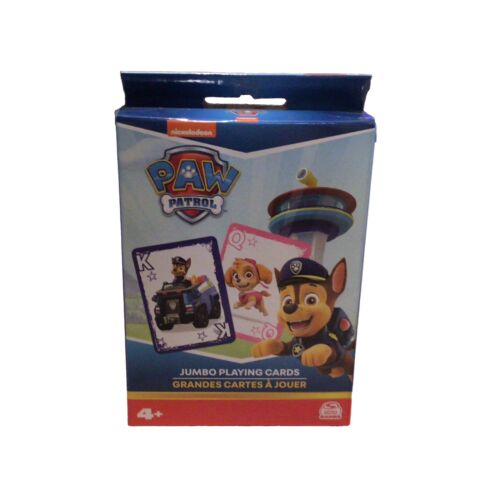Paw Patrol Spin Master Cardinal Games Jumbo Kids Playing Cards Large New 54 Deck - Picture 1 of 4