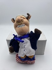 Infamous Meanies President Bill Bull Clinton Pants Down 1998 Plush with Tag