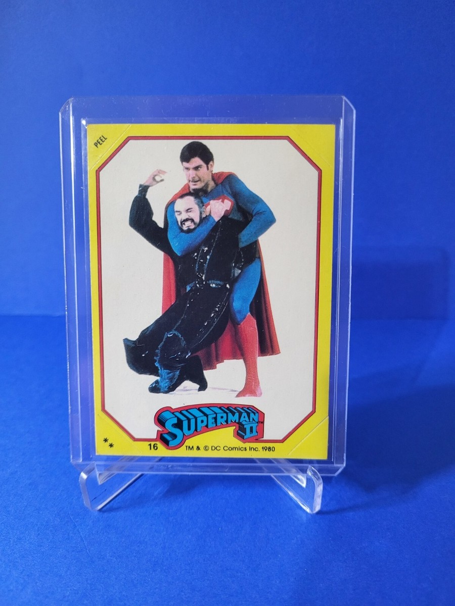 1980 Topps Superman II Movie Zod Headlock #16 Sticker | eBay
