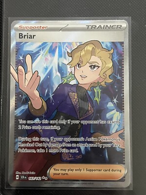 Pokemon TCG - Briar 163/142 Stellar Crown Full Art Trainer, Ultra Rare, EN, NM+ | eBay Pokemon TCG - Briar 163/142 Stellar Crown Full Art Trainer, Ultra Rare, EN, NM+ | eBay