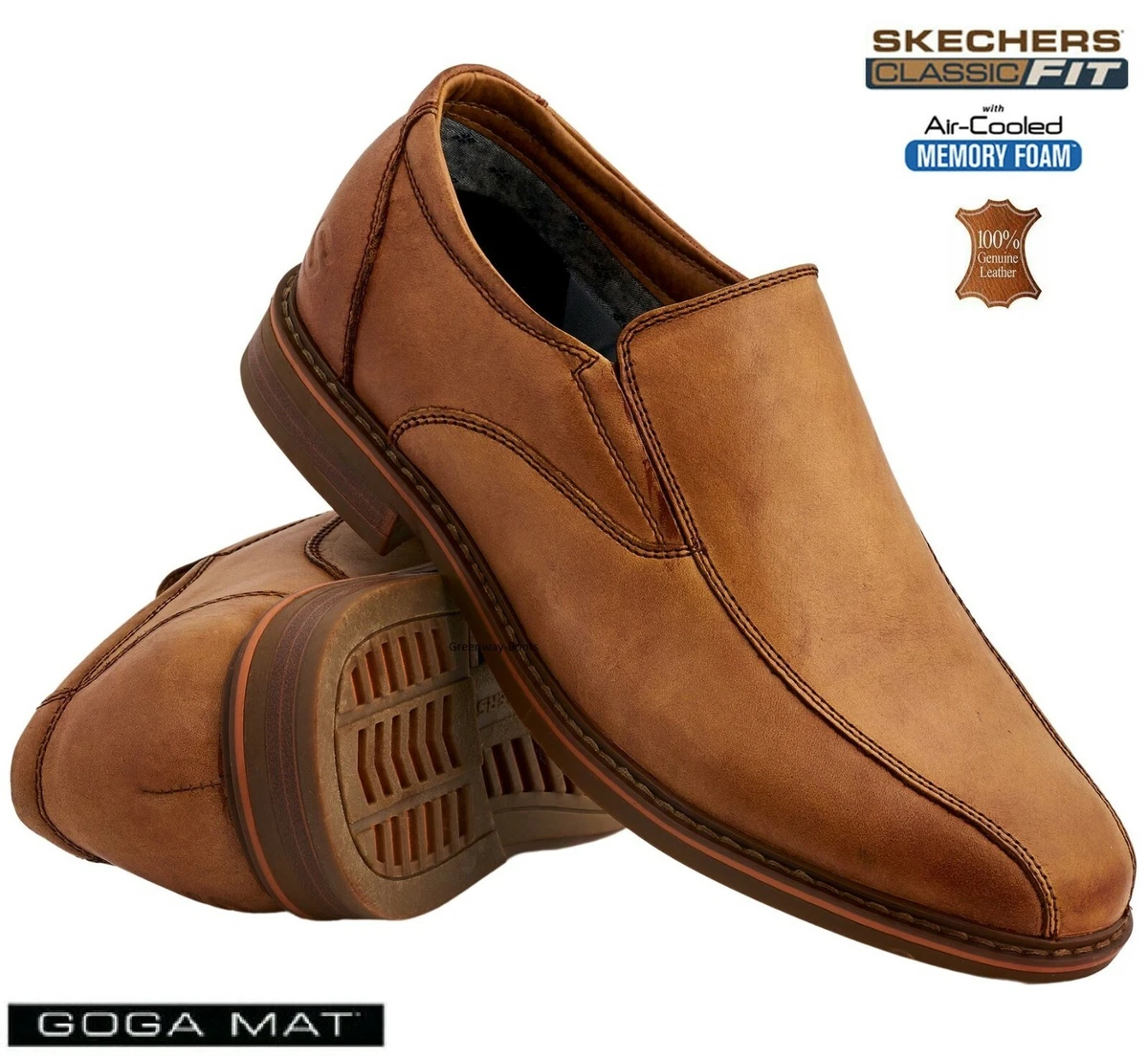 Skechers memory foam marrone hotsell