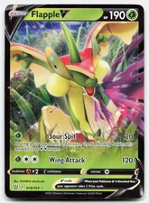 Battle Styles Flapple V NM Holo V Rare Pokemon Tcg Card