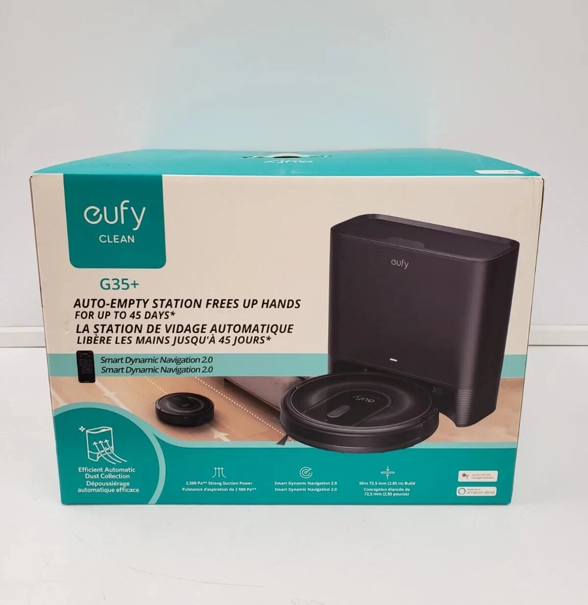 eufy Clean by Anker RoboVac G35+ Robot Vacuum Self Empty Brand New Sealed
Opens in a new window or t