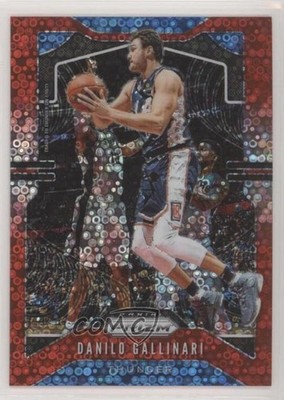 2019-20 Panini Prizm Fast Break Red Prizm 68/125 Danilo Gallinari #123 1og
