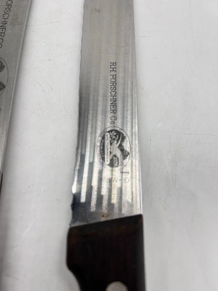 Conjunto de 5 facas de cozinha usadas R.H. Researchner - Imagem 2 de 4