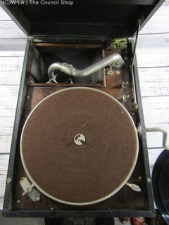 Antique The Gramophone Company HMV 4 Wind Up Portable Gramophone