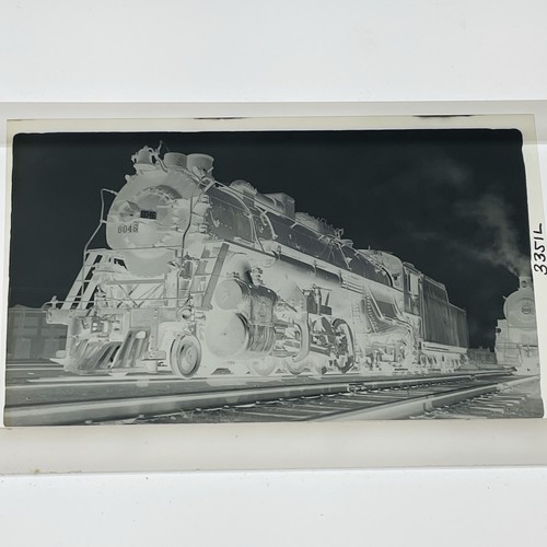 Railroad Negative Illinois Central IC #8046 2-8-4 Paducah, KY 6/17/55