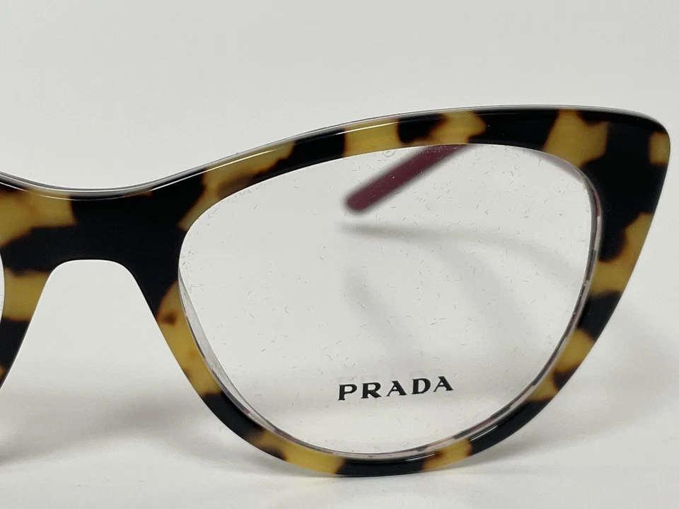 Auténticas gafas Prada PR 05XV 5141O1 Habana/Rojo plástico Cateye para mujer 51 mm Foto 3 de 4