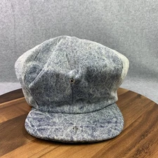 Capas Hat Newsboy Mens One Size Blue Denim Cotton Made in USA Gatsby 8 Panel