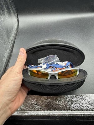 Oakley Flak Jacket MLB All Stars Silver XLJ Fire Iridium Lenses 24