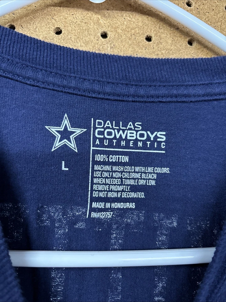 Dallas Cowboys Auténtica Jason Witten #82 Camisa Manga Larga Adulto Grande L Foto 3 de 4