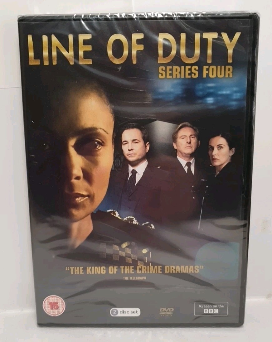 Line of Duty Series 4 DVD BBC 2 DISC SET  Sealed UK Region 2 Dvd
