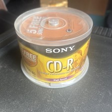 NEW Sony CD-R High Speed Recordable Disc 700 MB 1X-48X 80 Min 50 Pack Sealed