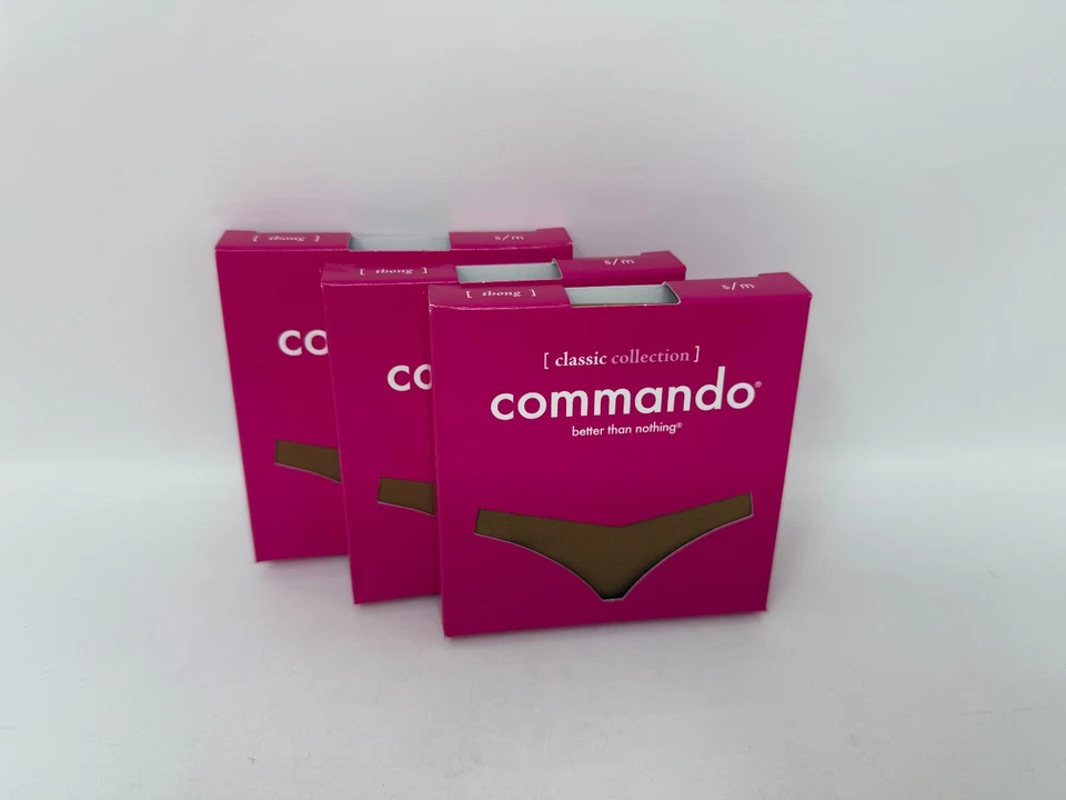 Commando Classic Solid Thong Pany 3-Pack Vary in Size and Color MSRP $72 New - Image 4 of 4