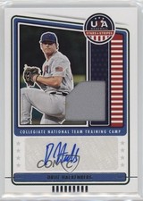 2023 USA Baseball Stars & Stripes Materials Drue Hackenberg (Blue Ink) Auto pe8