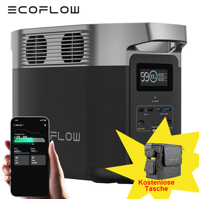 ECOFLOW DELTA 2 Powerstation 1024Wh Solargenerator Balkonkraftwerk Speicher