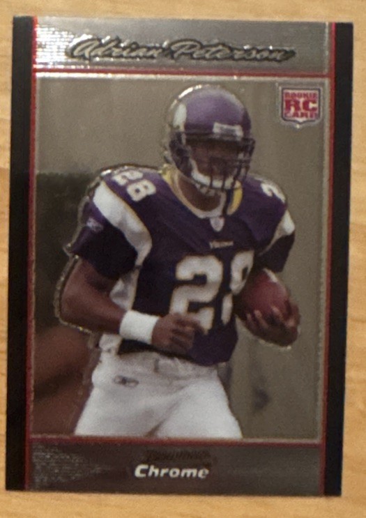 Adrian Peterson 2007 Bowman Chrome Rookie Card #bc65 (7309)