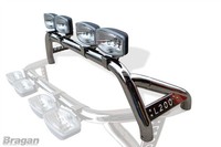 Rollbar + Spots + Bremslicht FüR Mitsubishi L200 2005-2015 Edelstahl 4X4