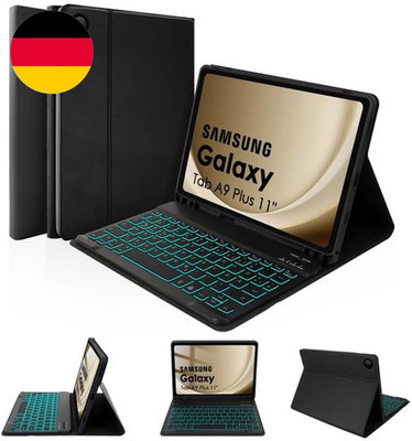 LAMA Tastaturhülle Für Samsung Galaxy 11 Zoll Tab A9 plus 2023 / A11 plus 2025, 
