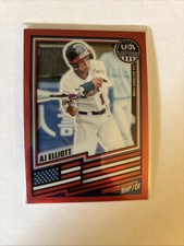 2026 Panini USA Stars & Stripes AJ Elliott RED PRIZM SP - #'d /399