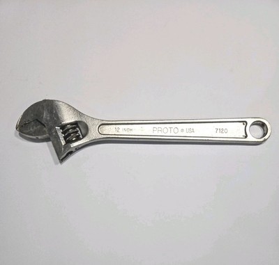 Proto Professional 7120 Forged 12  Adjustable Wrench 300 MM USA