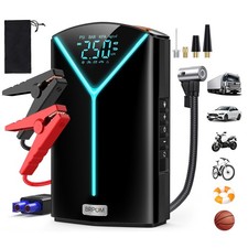 8500A Car Jump Starter With Air Compressor Pack Booster 12V Power Bank